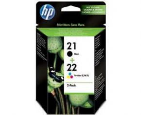 Cartucho pack negro y color HP 21 y HP 22
